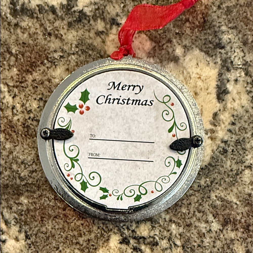Red Picture Frame Ornaments - set of 10 - Picture 3 of 4